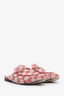 Gucci Red GG Canvas Horsebit Princetown Slip-on Loafer Size 36