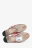 Gucci Red GG Canvas Horsebit Princetown Slip-on Loafer Size 36