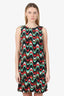 M Missoni Black/Multicolour Silk Patterned Sleeveless Dress Size 6