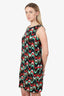 M Missoni Black/Multicolour Silk Patterned Sleeveless Dress Size 6