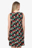 M Missoni Black/Multicolour Silk Patterned Sleeveless Dress Size 6