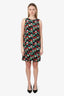 M Missoni Black/Multicolour Silk Patterned Sleeveless Dress Size 6