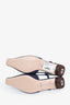 Gucci Blue Denim Crystal-embellished GG Slingback Pumps Size 37.5
