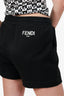 Fendi Black Logo Print Shorts Size 12+ Kids