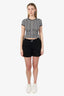 Fendi Black Logo Print Shorts Size 12+ Kids