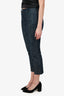 Pre-Loved Chanel™ 05C Blue Denim Pearl CC Embellished Jeans Size 38