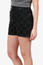 Louis Vuitton 2022 Damier Denim Mini Shorts Size 36
