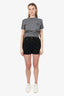 Louis Vuitton 2022 Damier Denim Mini Shorts Size 36