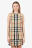 Burberry Check Tweed 'Bouclé' Mini Dress Size 4