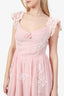 Love Shack Fancy Pink 'Annaleigh' Maxi Dress Size 4