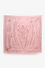 Hermès Pink Silk Carré 90 Scarf