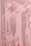 Hermès Pink Silk Carré 90 Scarf