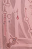 Hermès Pink Silk Carré 90 Scarf