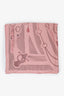Hermès Pink Silk Carré 90 Scarf