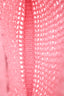 Prada Pink Raffia Crochet Logo Tote Bag