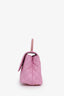 Pre-Loved Chanel™ 23P Pink Caviar Medium Coco Top Handle Bag With Strap