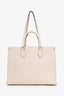 Louis Vuitton Cream Monogram Empreinte Leather OnTheGo MM