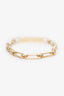 Hermès 18K Gold Diamond Kelly Chaine Bracelet Small Model