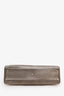 Cartier Silver Metallic Leather 'Marcello' De Cartier Shoulder Bag
