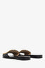 Christian Dior Black 'Revolution' Logo Slide Sandals Size 35