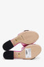 Gucci Pink Satin Crystal Embellished Sandals Size 35.5