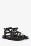 A.Emery Merlot Suede/Leather Jalen Slim Sandals Size 39