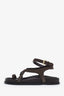 A.Emery Merlot Suede/Leather Jalen Slim Sandals Size 39