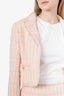 Pre-Loved Chanel™ 94P Pink/White Tweed Jacket Size 36
