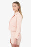 Pre-Loved Chanel™ 94P Pink/White Tweed Jacket Size 36