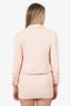 Pre-Loved Chanel™ 94P Pink/White Tweed Jacket Size 36