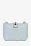 Valentino Blue Leather Roman Stud Shoulder Bag