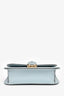 Valentino Blue Leather Roman Stud Shoulder Bag