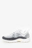 Pre-Loved Chanel™ Light Grey Fabric/Suede Sneakers Size 39.5