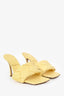 Bottega Veneta Yellow Lido Mules Size 40