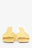 Bottega Veneta Yellow Lido Mules Size 40