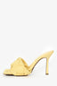 Bottega Veneta Yellow Lido Mules Size 40
