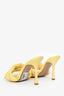 Bottega Veneta Yellow Lido Mules Size 40