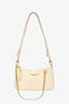 Louis Vuitton Cream Monogram Empreinte 'Easy Pouch' On Strap Bag