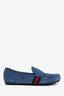 Gucci Blue Suede Loafers Size 7 Mens