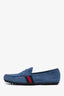 Gucci Blue Suede Loafers Size 7 Mens