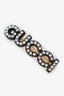 Gucci Black Crystal Embellished Hair Clip