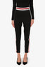 Miu Miu Navy Striped Jersey Leggings Size 42