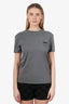 Prada Grey Cotton Pocket Logo T Shirt Size S