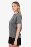 Prada Grey Cotton Pocket Logo T Shirt Size S