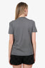 Prada Grey Cotton Pocket Logo T Shirt Size S