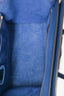 Celine Electric Blue Grained Leather Mini Luggage Tote