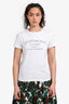 Christian Dior White/Grey Logo Printed Short Sleeve T-Shirt Size 13 Kids