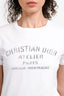 Christian Dior White/Grey Logo Printed Short Sleeve T-Shirt Size 13 Kids