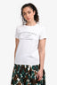 Christian Dior White/Grey Logo Printed Short Sleeve T-Shirt Size 13 Kids