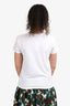 Christian Dior White/Grey Logo Printed Short Sleeve T-Shirt Size 13 Kids